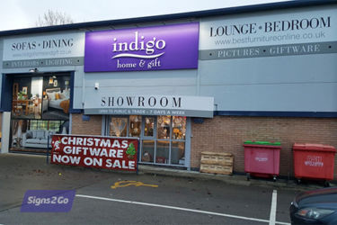 Indigo Home & Gift Sign Three by Signs 2 Go