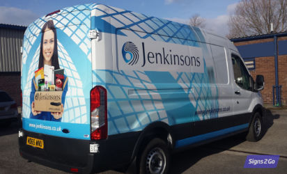 Jenkinsons office Supplies Vehicle Wrap by Signs 2 Go