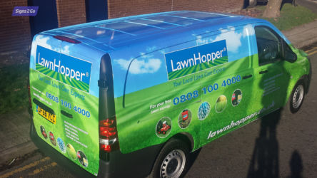 LAWNHOPPER VITO FULL VEHICLE WRAP INCLUDING ROOF