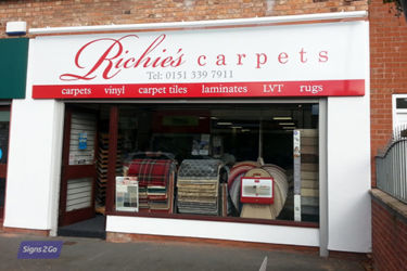 Richies Carpets Sign by Signs 2 Go