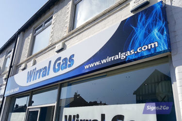 Wirral Gas Sign One by Signs 2 Go